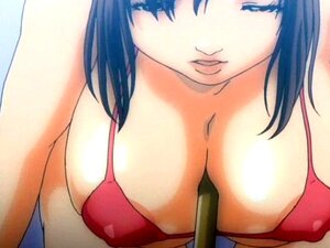 Ein Hentai, Wo Ein Sexy Mädchen Schmeckt Den Schwanz Wirklich Riesig