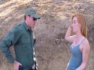 Border Police Screwed Hard Of Horny Hot Chick